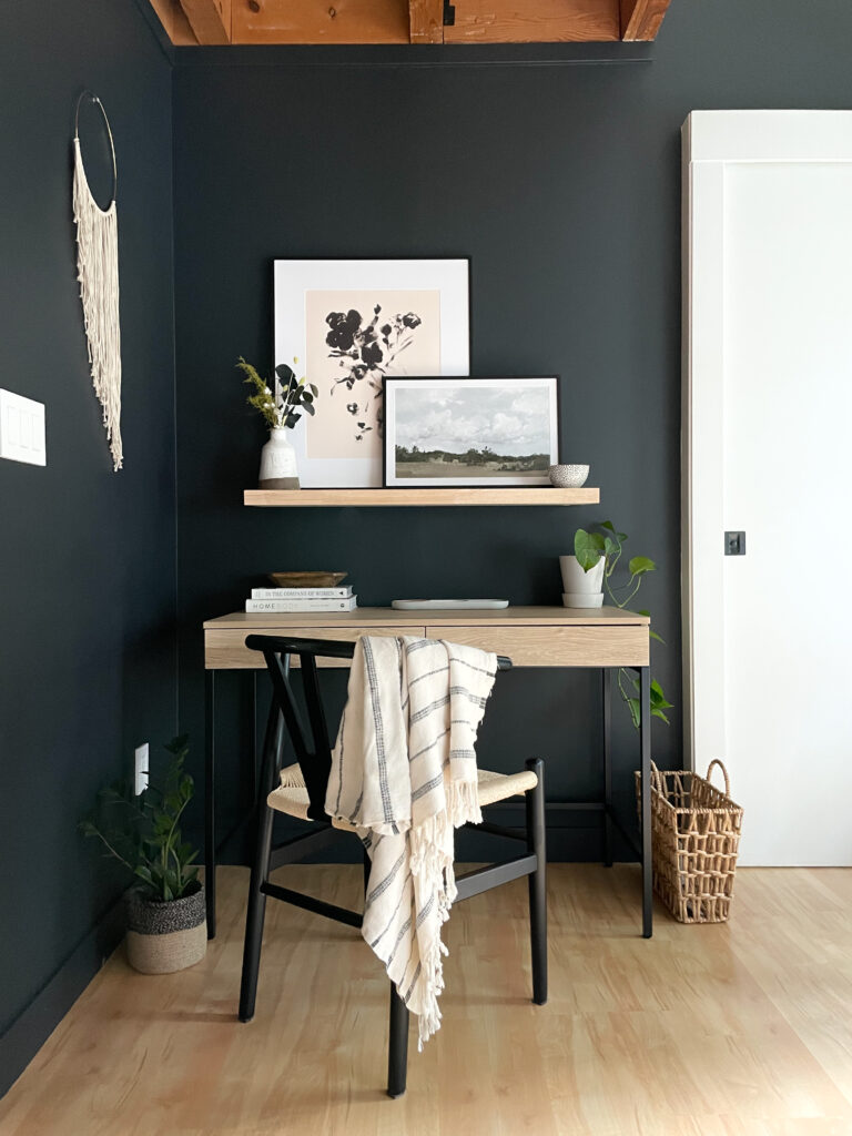 behr black paint interior