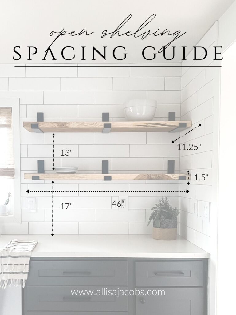shelf spacing guide
