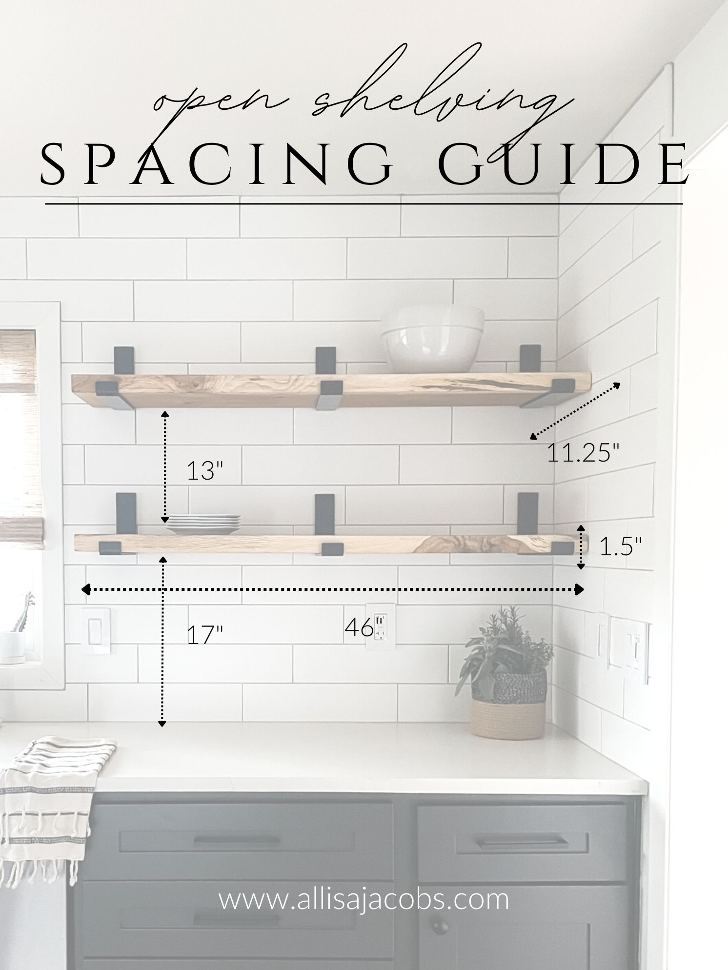 Tips for Open Shelving in the Kitchen