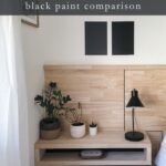 Learn the difference between Iron Ore vs. Tricorn Black paint? This guide compares the rich true black and the dark, charcoal gray to help you decide. Click through for project examples.