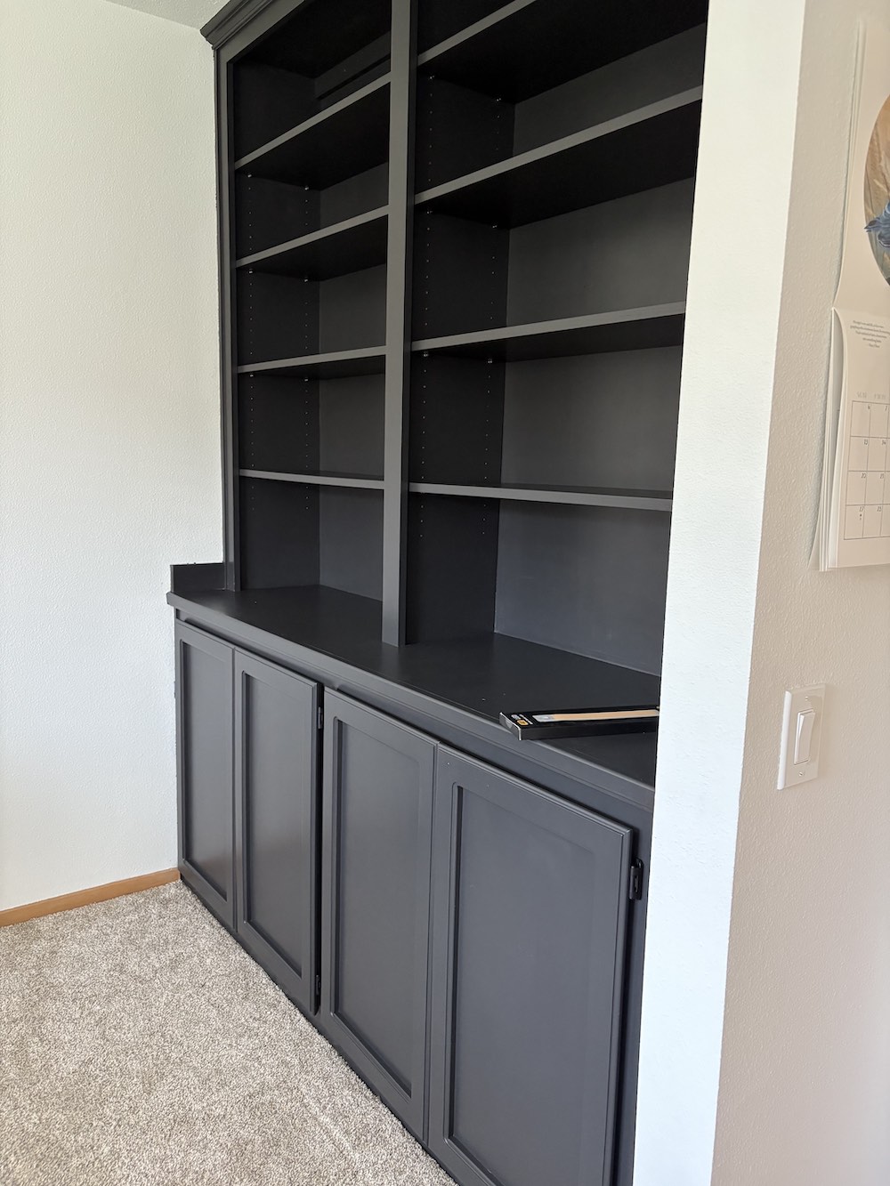 office cabinets paint black with benjamin moore onyx